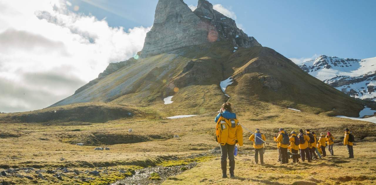 Hiking in Svalbard