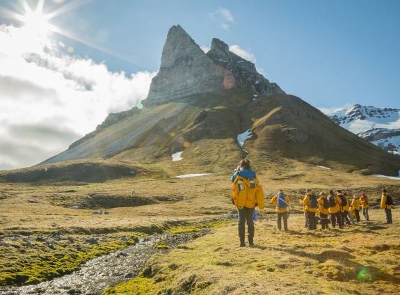 Hiking in Svalbard